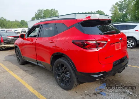 2020 Chevrolet Blazer Rs из США, поврежденный, VIN 3GNKBKRS2LS610070